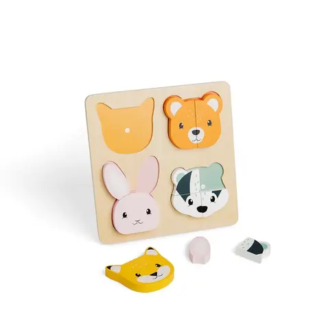 Bigjigs Toys Vkládací puzzle počítání / od 12 měsíců  