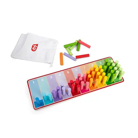 Bigjigs Toys Duhové počítací tyčinky / od 18 měsíců