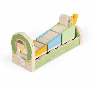 Bigjigs Toys Motorická rampa s veverkou / od 12 měsíců