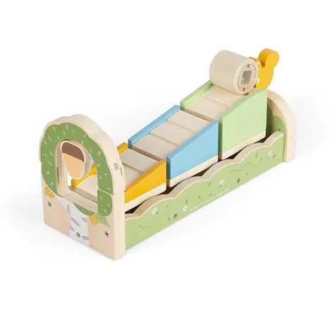 Bigjigs Toys Motorická rampa s veverkou / od 12 měsíců