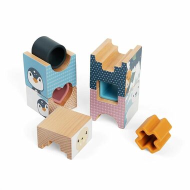 Bigjigs Toys Puzzle Arktická věž / od 12 měsíců