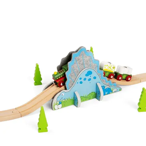 Bigjigs Rail Dinosauří tunel / od 3 let