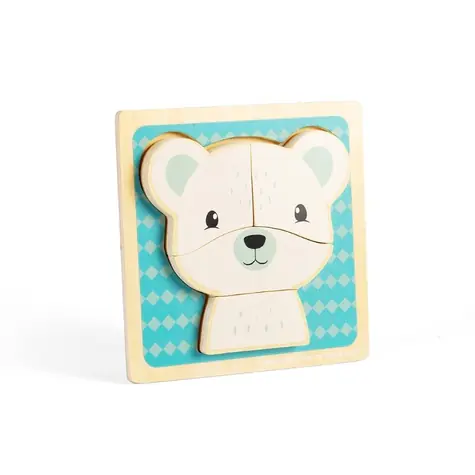 Bigjigs Toys Puzzle polární medvídek / od 10 měsíců