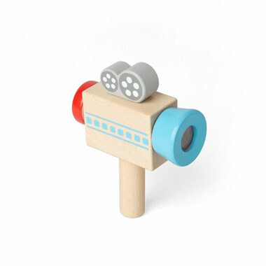 Bigjigs Toys Dřevěná kamera / od 18 měsíců