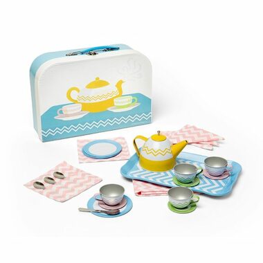 Bigjigs Toys Čajová souprava v kufříku / od 3 let