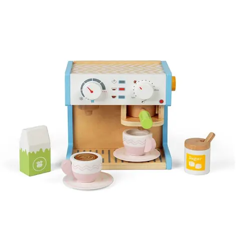 Bigjigs Toys Dřevěný kávovar / od 6 let