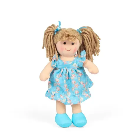 Bigjigs Toys Látková panenka Maisie - malá 25 cm / od 0 měsíců