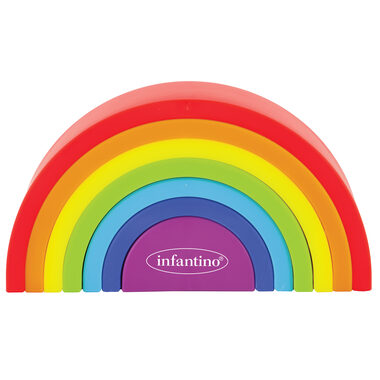 Infantino Skládačka duha Magic Rainbow / od 12 měsíců
