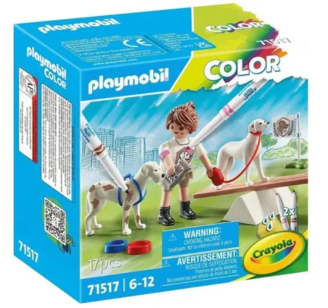 Playmobil® Color 71517 Psí výcvik / Počet dílků: 17 / od 6 let