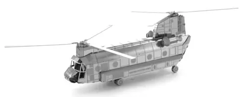 Metal Earth 3D Puzzle Vrtulník CH-47 Chinook / 34 dílků / od 14 let