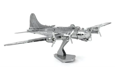 Metal Earth 3D Puzzle Bombardér B-17 / 22 dílků / od 14 let