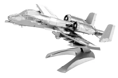 Metal Earth 3D Puzzle letoun A-10 Warthog / 29 dílků / od 14 let