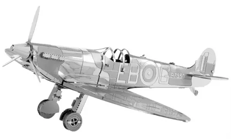 Metal Earth 3D Puzzle letoun Supermarine Spitfire / 21 dílků / od 14 let
