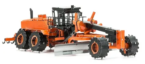 Metal Earth 3D Puzzle Silniční shrňovač Motor Grader (barevný) / 74 dílků / od 14 let