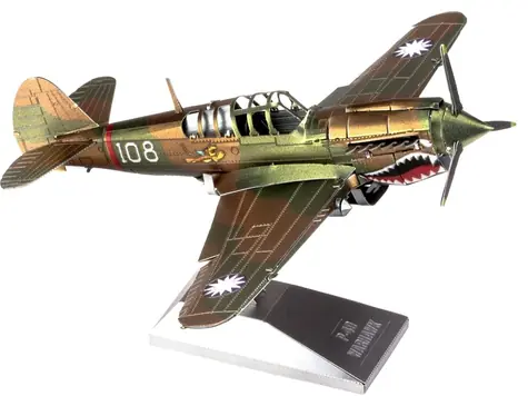 Metal Earth 3D Puzzle P-40 Warhawk / 37 dílků / od 14 let 