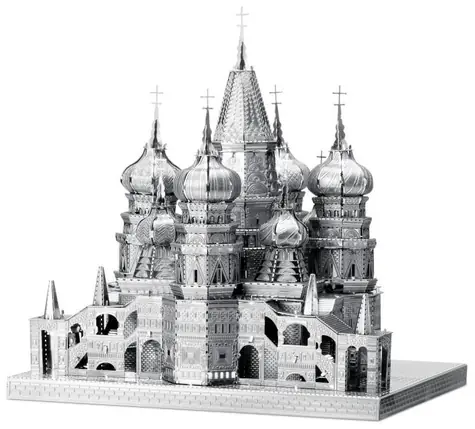 Metal Earth 3D Puzzle Chrám Vasila Blaženého / 96 dílků / od 14 let