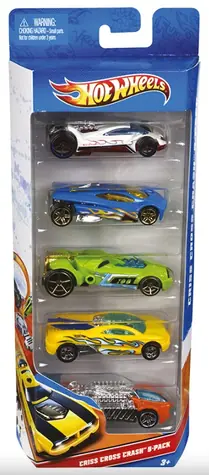 Mattel Hot Wheels Dárková sada 5 kusů Autíčka / od 3 let