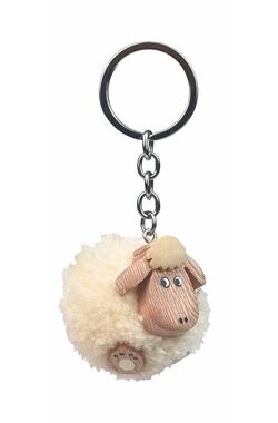2Kids Toys Dřevěná klíčenka pompon Ovce / od 3 let