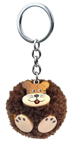 2Kids Toys Dřevěná klíčenka pompon Tygr / od 3 let