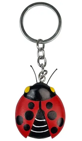 2Kids Toys Dřevěná klíčenka velká Beruška / od 3 let