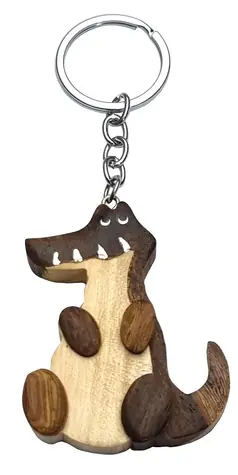 2Kids Toys Dřevěná klíčenka velká Krokodýl / od 3 let