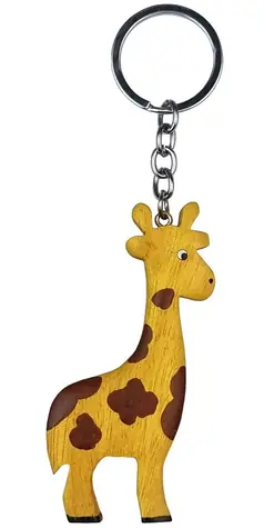 2Kids Toys Dřevěná klíčenka velká Žirafa / od 3 let