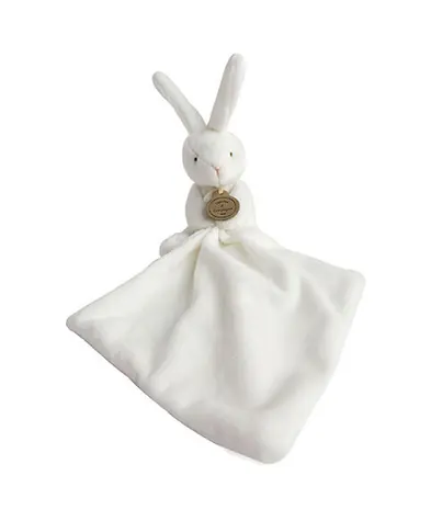 Doudou Dárková sada - králíček s muchláčkem 10 cm / od 0 let
