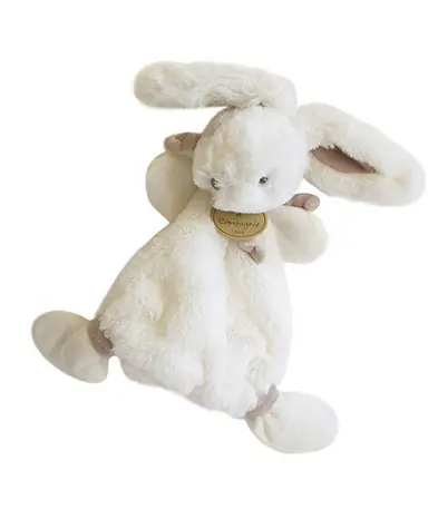 Doudou Dárková sada - Plyšový králíček krémový 26 cm / od 0 let