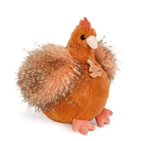 Doudou Histoire d´Ours Plyšová slepička zrzavá 20 cm / od 0 let