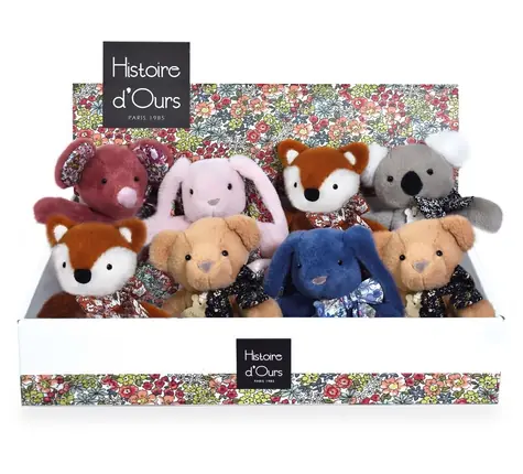 Doudou Histoire d´Ours Plyšová zvířátka 20 cm 1 ks medvěd / od 0 let