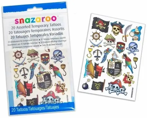 SNAZAROO Tetování Adventure 20 obrázků / od 6 let 