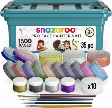 SNAZAROO Sada pro malování na obličej - Profi box 35 dílů / od 3 let