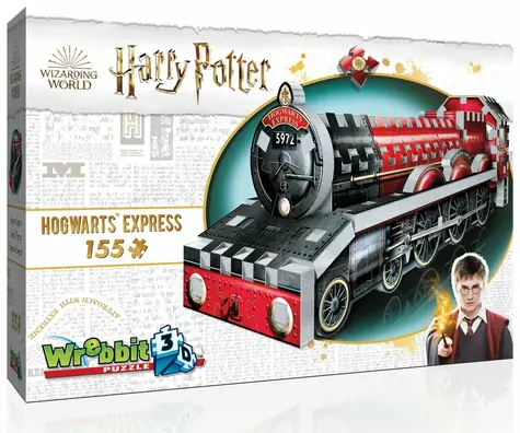 WREBBIT 3D puzzle Harry Potter: Bradavický expres / 155 dílků / od 12 let 