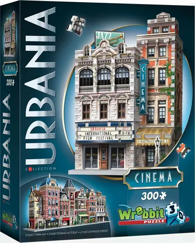WREBBIT 3D puzzle Urbania: Kino / 300 dílků / od 12 let 