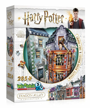 WREBBIT 3D puzzle Harry Potter: Kratochvílné a kouzelnické kejkle a Denní věštec / 285 dílků / od 12 let 