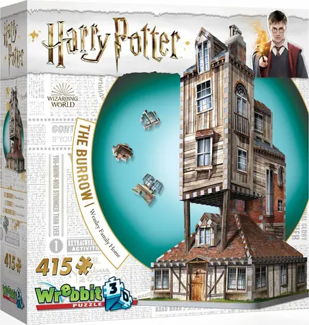 WREBBIT 3D puzzle Harry Potter: Doupě / 415 dílků / od 14 let 