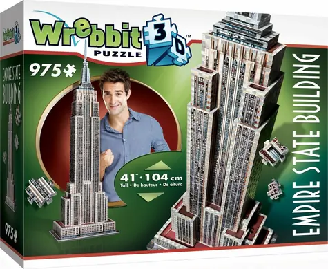 WREBBIT 3D puzzle Empire State Building / 975 dílků / od 14 let 