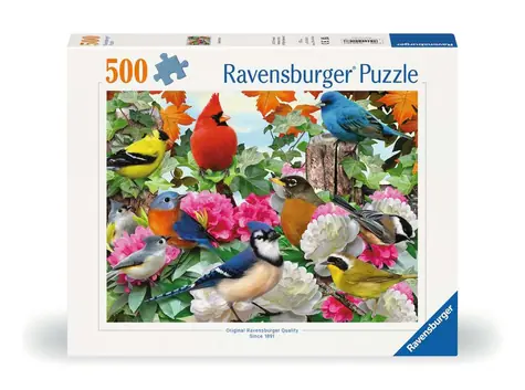 Ravensburger Zahradní ptáci / 500 dílků / od 12 let