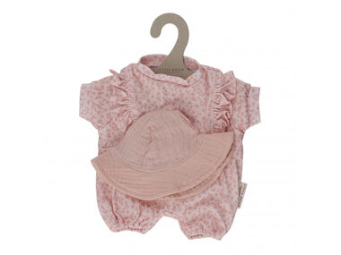 Little Dutch Oblečení na panenku Baby Pink Floral / od 18 měsíců