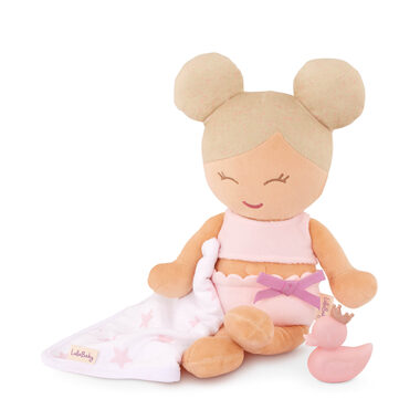 B-Toys Panenka plyšová do vany Lulla Baby Blonde Hair / od 2 let