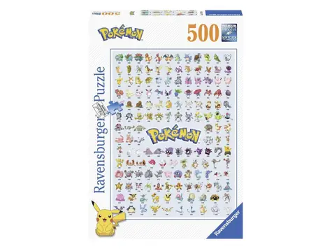 Ravensburger Prvních 151 Pokémonů / 500 dílků / od 12 let