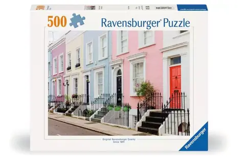 Ravensburger Barevné městské domy v Londýně / 500 dílků / od 12 let