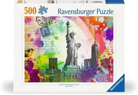Ravensburger Pohlednice z New Yorku / 500 dílků / od 12 let