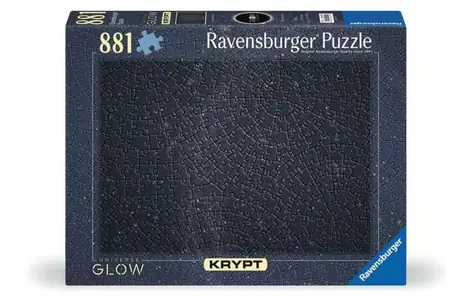 Ravensburger Krypt Puzzle: Vesmírná záře / 881 dílků / od 14 let