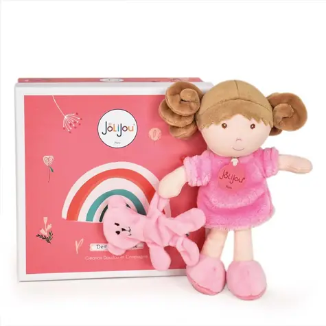 Doudou Jolijou Panenka Miss Rose 21 cm / od 0 let