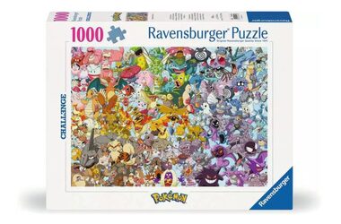 Ravensburger Challenge Puzzle: Pokémon / 1000 dílků / od 14 let