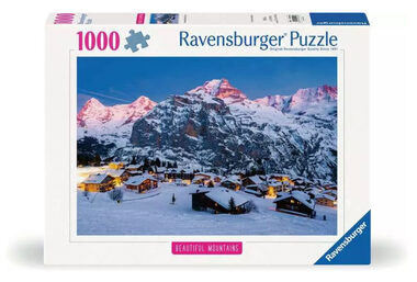 Ravensburger Dechberoucí hory: Bernská vysočina - Murren ve Švýcarsku / 1000 dílků / od 14 let