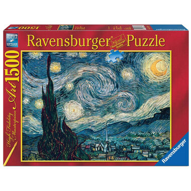 Ravensburger Vincent van Gogh: Hvězdná noc / 1500 dílků / od 14 let