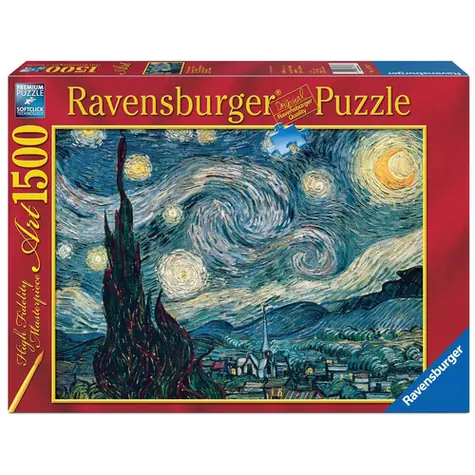 Ravensburger Vincent van Gogh: Hvězdná noc / 1500 dílků / od 14 let