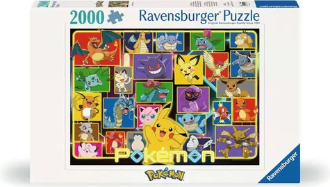 Ravensburger Pokémon: Chyťte je všechny! / 2000 dílků / od 14 let